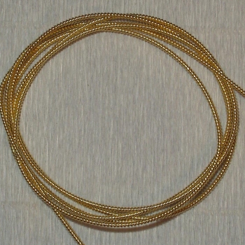 Perldraht, 12/12, Echtgoldauflage, ca 1m
