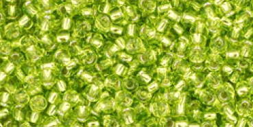 Toho 3,0mm (0024) Silver Lined Lime Green  ca19g
