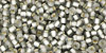 Toho 3,0mm (0029AF) Silver Lined Frost Black Diamond ca19g