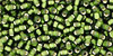 Toho 3,0mm (0037F) Silver Lined Olivine Frost ca19g