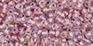 Toho 3,0mm (0267) Ins Col Crystal /Rose Lined ca19g