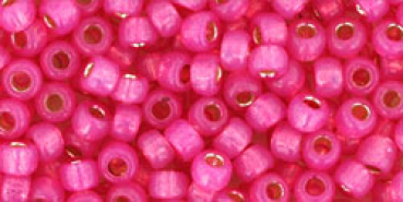 Toho 3,0mm (PF2107)  Permanent Finish Silver Lined Milky Electric 250g