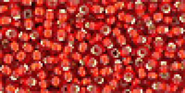 Toho 2,0mm (0025CF) Silver Lined Frost  Ruby 250g