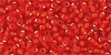 Toho 2,0mm (0025F) Silver Lined Frost Light Siam Ruby 250g