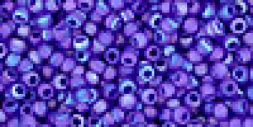 Toho 2,0mm (0087F) Transp Rainbow Frost Dark Sapphire 250g