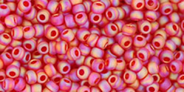 Toho 2,0mm (0165CF) Transp Rainb Frost Ruby ca20g