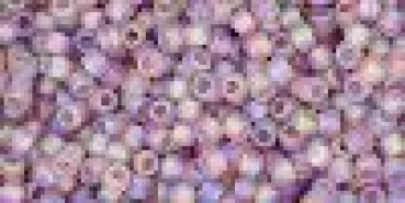 Toho 2,0mm (0166BF) Transparent Rainbow Frost Medium Amethyst ca20g