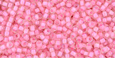 Toho 2,0mm (0191B) Inside Color Lüster Transparent Rainbow Crystal Hot Pink 250g
