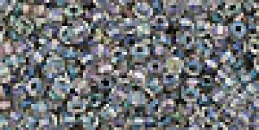 Toho 2,0mm (0266) Inside Color Gold Lüster Crystal / Opak Grey Lined 250g