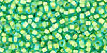 Toho 2,0mm (0307) Inside Color Aqua / Opak Yellow Lined 250g