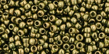 Toho 2,0mm (0324) Gold Lined Prairee Green ca20g