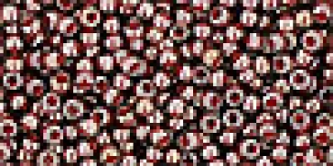 Toho 2,0mm (0363) Inside Color Montana Blue/ Oxblood Lined 250g