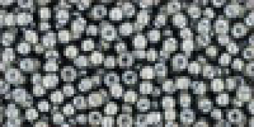 Toho 2,0mm (0371) Inside Color Black Diamond / White Lined 250g