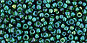 Toho 2,0mm (0384) Inside-Color Rainbow Montana Blue/Opaque Green Lined250g