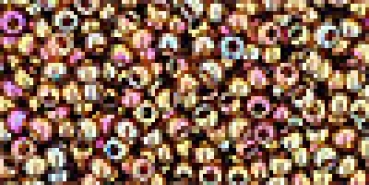 Toho 2,0mm (0459) Gold Lustered Dark Topaz 250g