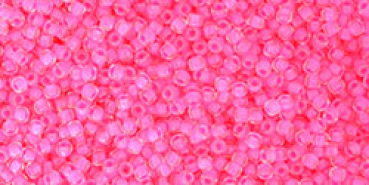 Toho 2,0mm (0971) Inside Color Matt Crystal / Neon 250g