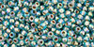 Toho 2,0mm (0995) Gold Lined Rainbow Aqua 250g