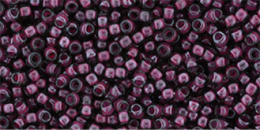 Toho 2,0mm (1075) Inside Color Crystal / Berry-Wine Lined 250g