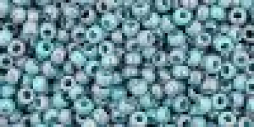 Toho 2,0mm (1205) Marbl Opak White /Blue ca20g