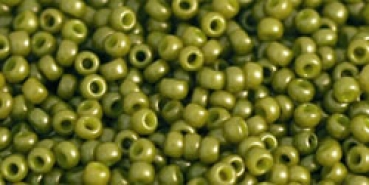 Toho 2,0mm (1624F) Opak Frost Gold Lüster Pea Green Soup ca20g