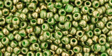 Toho 2,0mm (1702) Gilded Marble Green ca20g
