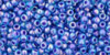 Toho 2,0mm (1837) Inside Color Rainbow Aqua/Op Purp ca20g