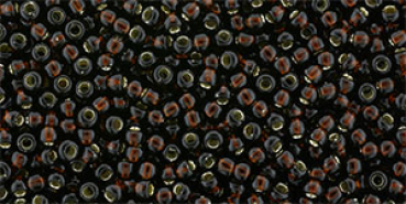 Toho 2,0mm (2205) Jet Silver Lined 250g