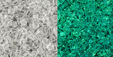 Toho 2,0mm (2700) GID Crystal /  Green 250g