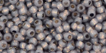 Toho 2,0mm (PF2115) Permanent Finish Silver Lined Milky Grey 250g