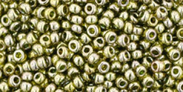 Toho 1,5mm (0457) Gold Lüster Green Tea ca8g