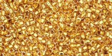 Toho 1,5mm 24K Gold Lined Crystal ca8g