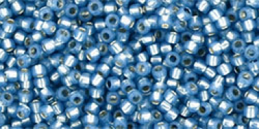 Toho 1,5mm (2102) Silver Lined Milky Montana Blue 100g