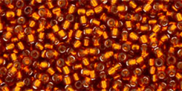 Toho 1,5mm (2208) Silver Luned Burnt Orange 100g