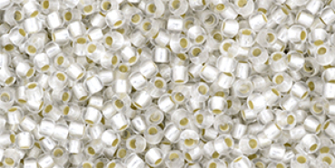 Toho 1,5mm (PF0021F) Perm Fin Crystal Silver Lined ca8g