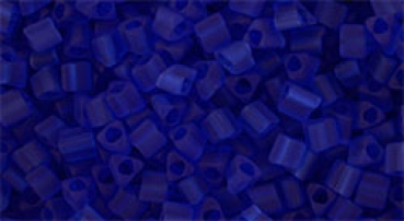 Toho Triangle 2mm Transp Frost  Cobalt 15g