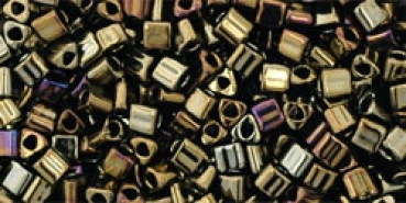 Toho Triangle 2mm Metallic Iris Brown15g