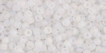 Toho Triangle 2mm Tra Rb Frost Crystal 15g