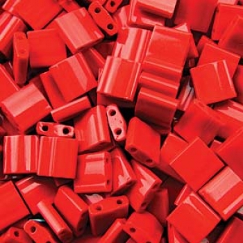 Miyuki Tila Bead 5mm Opak Red7,2g