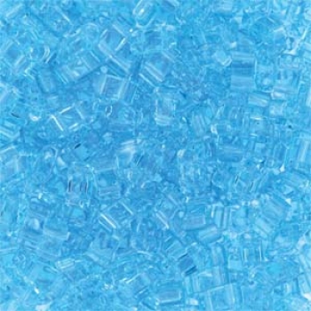 Miyuki Half Tila Bead 5mm Transp Light Blue 5g