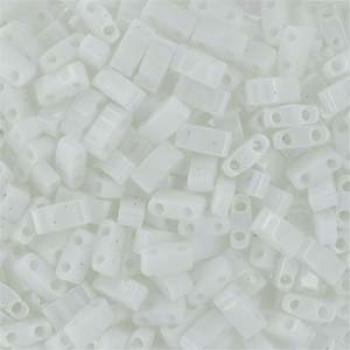 Miyuki Half Tila Bead 5mm Opak White 5g