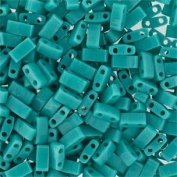 Miyuki Half Tila Bead 5mm Opak Turq Green 5g