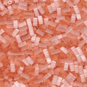 Miyuki Half Tila Bead 5mm Silk Pale Coral 50g