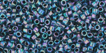 Toho Treasure (0248) 11/0 IC  Aqu/ Jet Lined ca7g