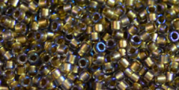 Toho Treasure (0262) 11/0 IC Cry/ Gold Lined ca7g