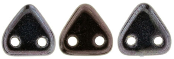Triangel 6mm Jet Amethyst Met Lüster 10g