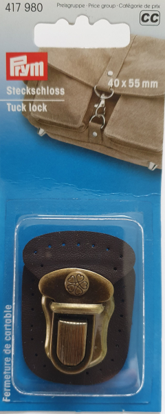 Taschenverschluss, Steckverschluss zum Annähen