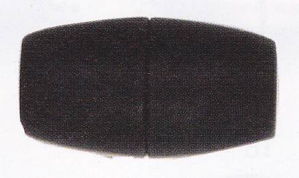 Magnetverschluss (0301-15-BlM) z. Kleben 15mm schwarz matt