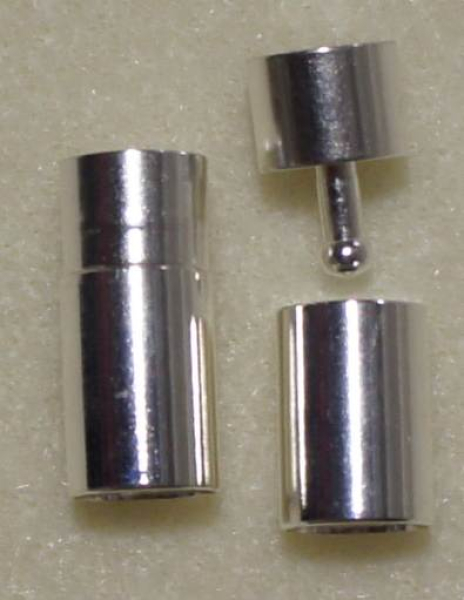 Klebeverschluss (0302-08-92) 8mm versilbert