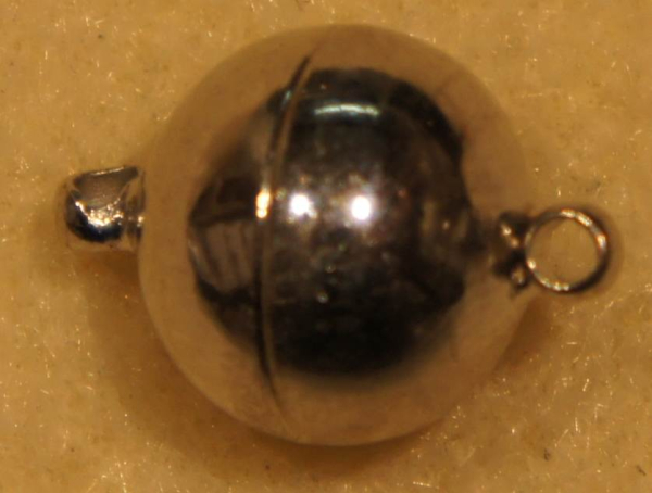 Magnetverschluss (0307-12-PF) Kugel 12mm platinfarben