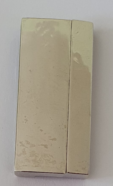 Magnetverschluss (0338-02-PF) zum Kleben 40x18 platinfarben